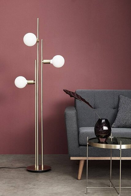 Hubsch Table d'appoint en laiton