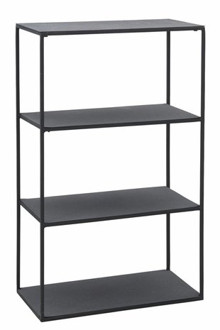 house doctor rack d etagere colonne 5 cases metal noir industriel