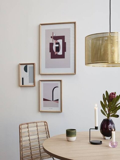 Hubsch Eetkamertafel hout rond
