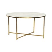 Hubsch Coffee table white marble Hubsch Coffee table white marble