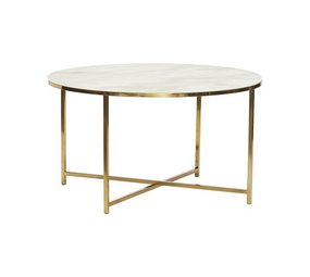 Hubsch Kaffebord vit marmor