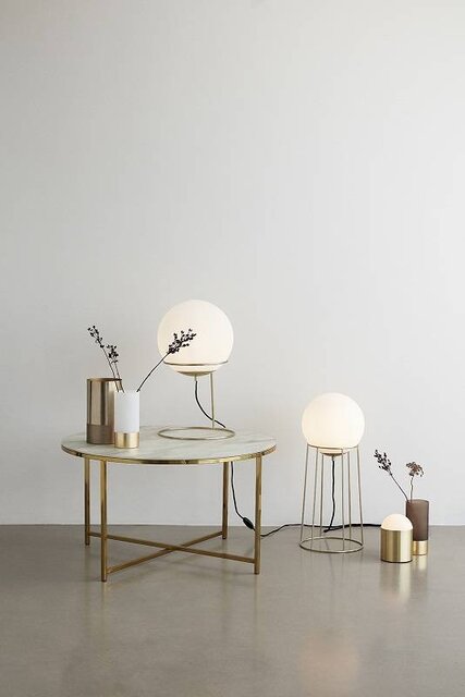 Hubsch Table basse en marbre blanc