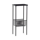 Hubsch Table d'appoint black metal