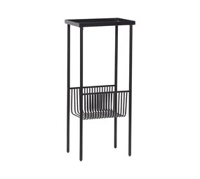 Hubsch Side table black metal