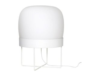 Hubsch Vloerlamp glas - wit Hubsch Vloerlamp glas - wit