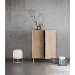 Hubsch Floor lamp glass - white Hubsch Floor lamp glass - white