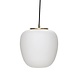 Hubsch Hanglamp wit glas met messing detail Hubsch Hanglamp wit glas met messing detail