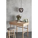 Hubsch Hanglamp grijs glas met messing detail Hubsch Hanglamp grijs glas met messing detail