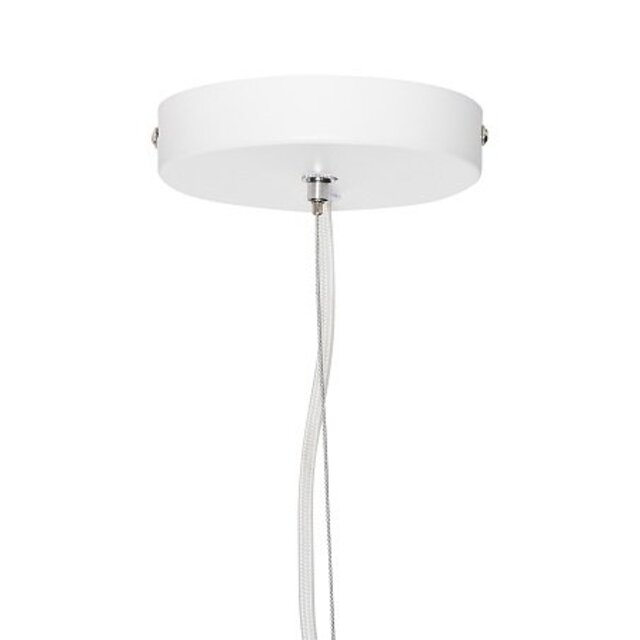 Hubsch Pendant ljus vit metall