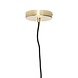 Hubsch Hanglamp smoke glas met messing detail Hubsch Hanglamp smoke glas met messing detail