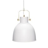 Hubsch Pendant ljus vit metall Hubsch Pendant ljus vit metall