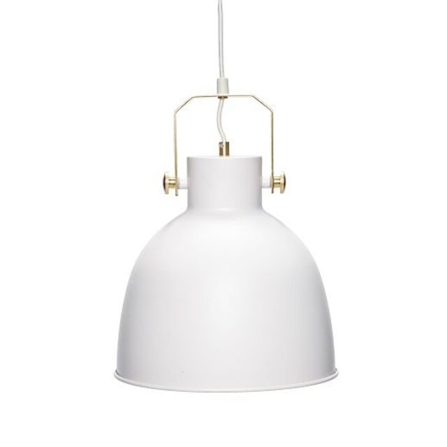 Hubsch Colgante de metal blanco