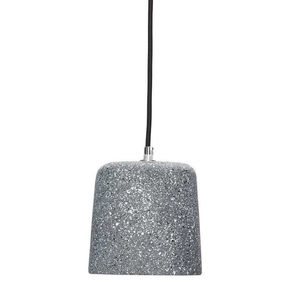Hubsch Lampe à suspension terrazzo béton gris Hubsch Lampe à suspension terrazzo béton gris