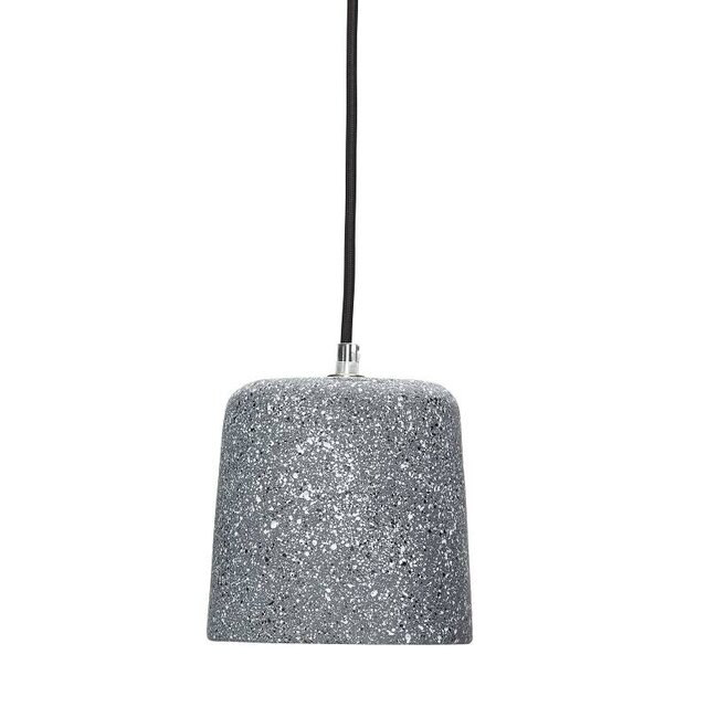Hubsch Hanging lamp terrazzo concrete gray