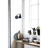 House Doctor Game wall lamp black white metal House Doctor Game wall lamp black white metal