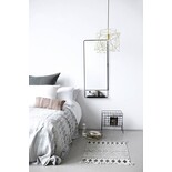 House Doctor Chic svart spegel med hylla House Doctor Chic svart spegel med hylla