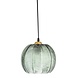 Bloomingville Hängendes grünes Glas der Lampe mit Muster Bloomingville Hängendes grünes Glas der Lampe mit Muster