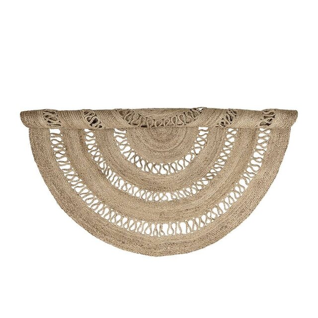 Bloomingville Rond vloerkleed jute