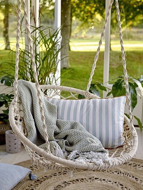 Bloomingville Rond vloerkleed jute