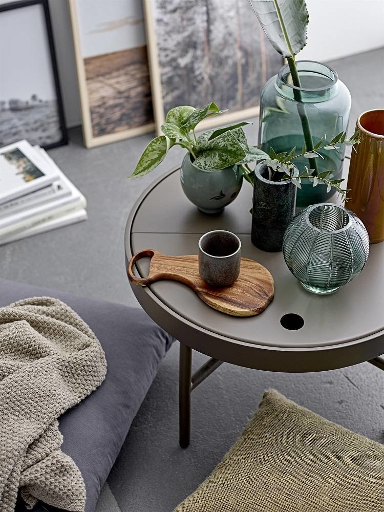 Bloomingville Plaid naturlig akryl Bloomingville Plaid naturlig akryl