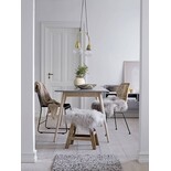 Bloomingville Plaid acrylique naturel