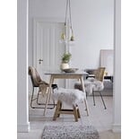 Bloomingville Plaid naturlig akryl Bloomingville Plaid naturlig akryl