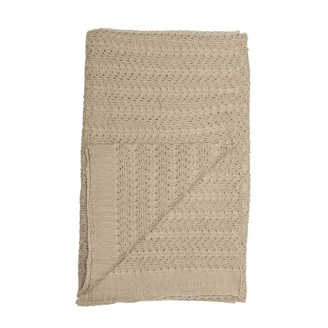 Bloomingville Plaid acrylique naturel