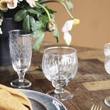 House Doctor Vintage wit wijnglas Ø7x12,5cm - set van 12 stuks House Doctor Vintage wit wijnglas Ø7x12,5cm - set van 12 stuks