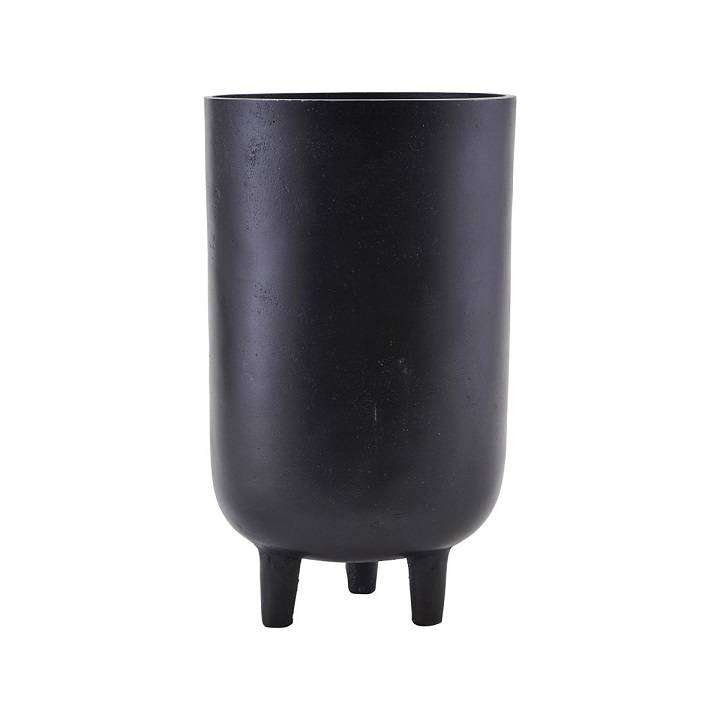 House Doctor Jang Blumentopf schwarz Ø15cm