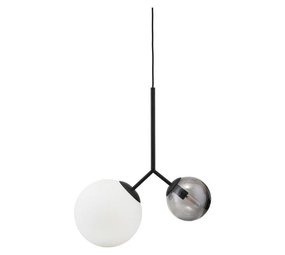 House Doctor Lampe suspendue deux fois noire