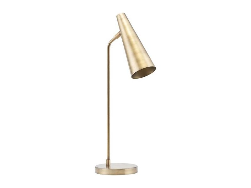 brass table lamp