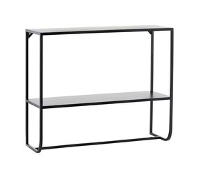 House Doctor Probar estante de pared negro metal