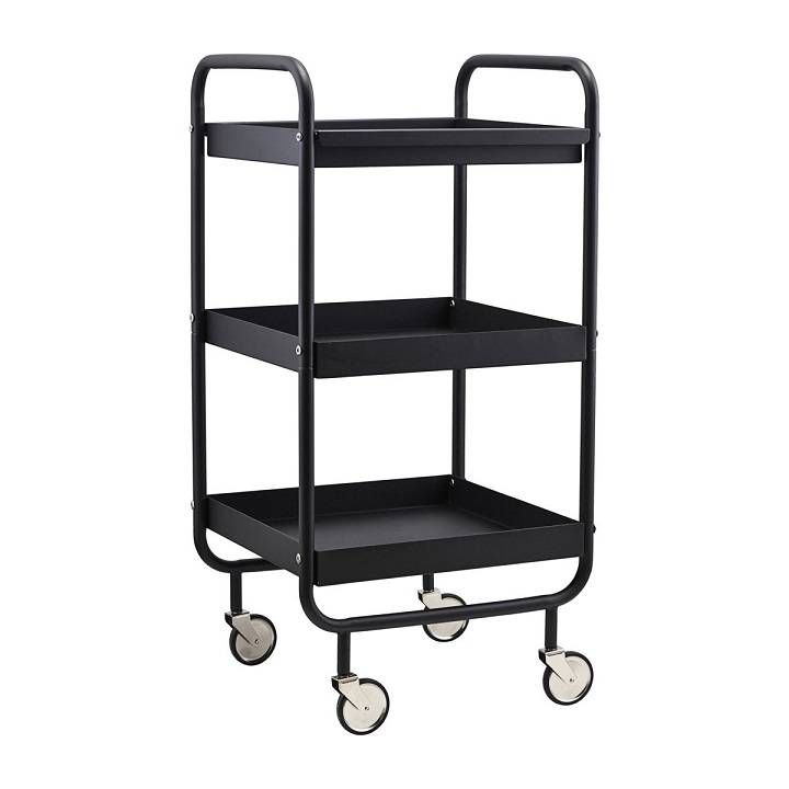 House Doctor Roll trolley black metal