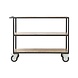 House Doctor Trolley bruin hout metaal House Doctor Trolley bruin hout metaal