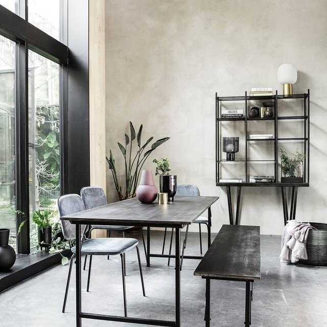 House Doctor Party table black