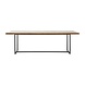 House Doctor Kant eettafel hout metaal House Doctor Kant eettafel hout metaal