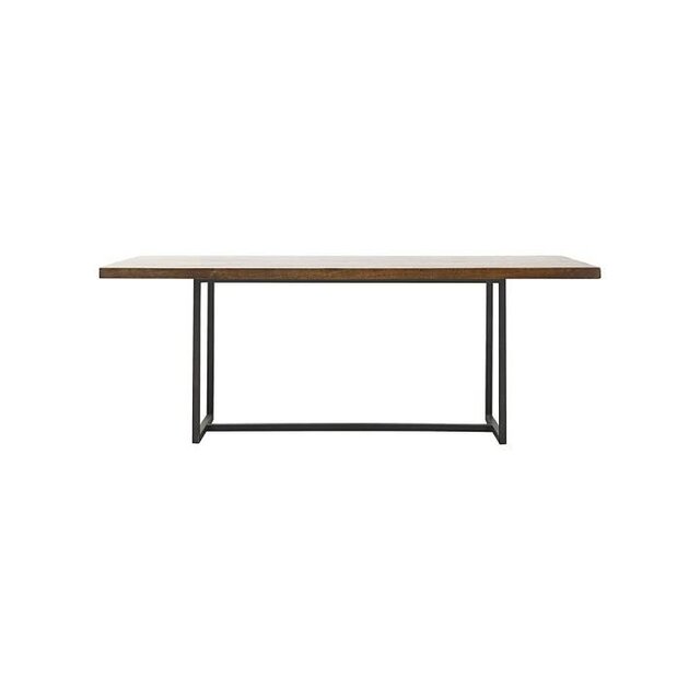House Doctor Kant eettafel hout metaal