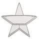 Display box with star shape Display box with star shape