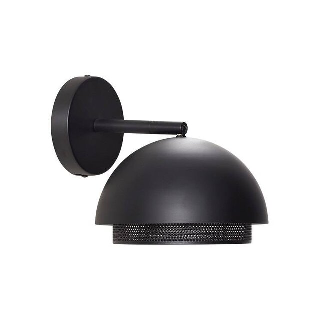 Hubsch Vegglamp svart metall