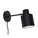 Hubsch Wandlamp zwart metaal Hubsch Wandlamp zwart metaal