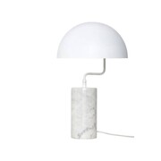 Hubsch Bordlampe hvid marmor