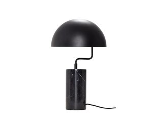 Hubsch Lampe de table en marbre noir
