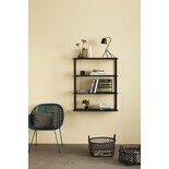 Hubsch Table lamp black metal with brass detail Hubsch Table lamp black metal with brass detail