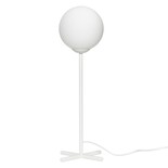 Hubsch Bordslampa vit metall med vitt glas Hubsch Bordslampa vit metall med vitt glas