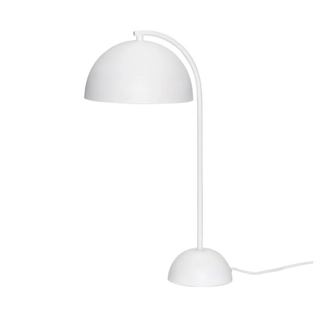 Hubsch Bordslampa vit metall