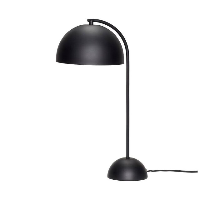 Hubsch Lampada da tavolo in metallo nero