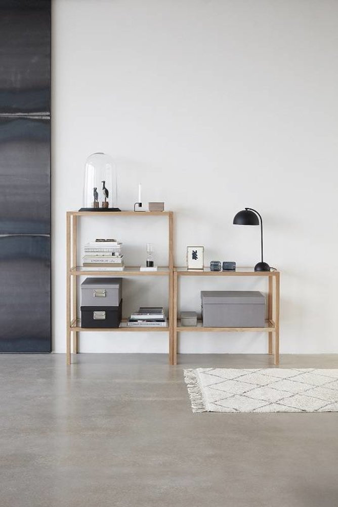 Hubsch Lampe de table en métal noir Hubsch Lampe de table en métal noir