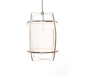 Ay Illuminate Hengelampe Z1 bambus hvit kashmir ø67x100cm Ay Illuminate Hengelampe Z1 bambus hvit kashmir ø67x100cm