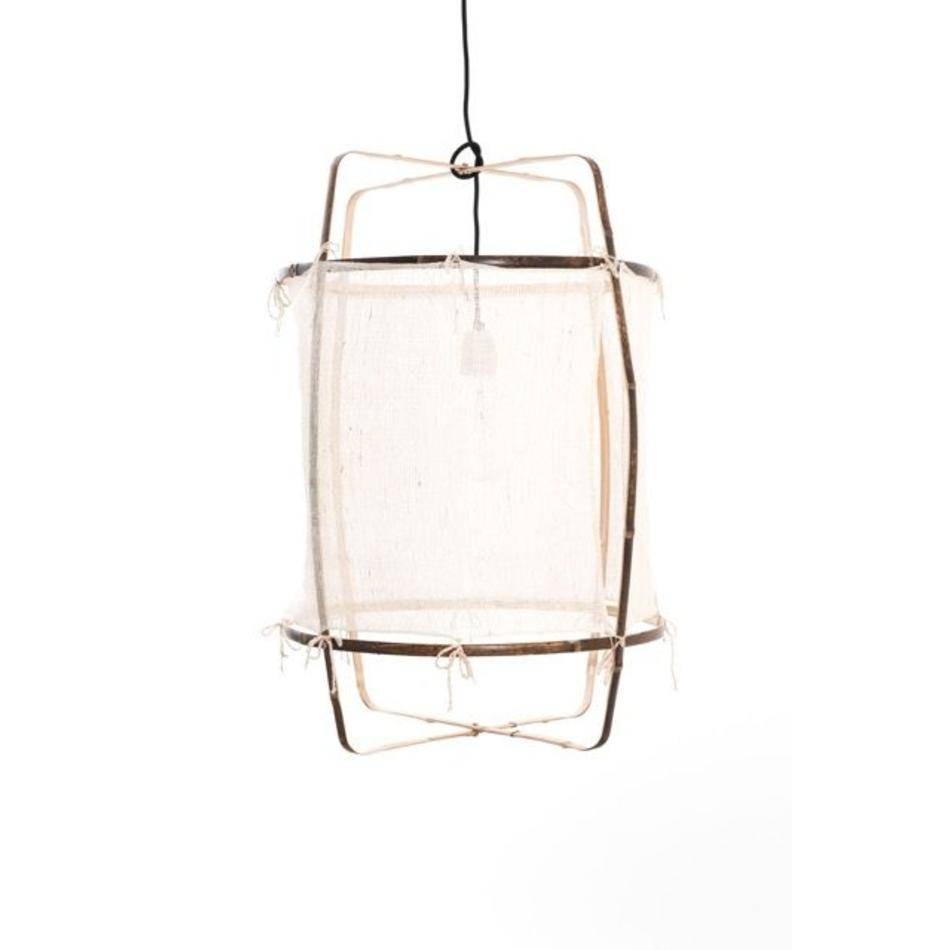 Ay Illuminate Suspension Z1 bambou blanc cachemire ø67x100cm