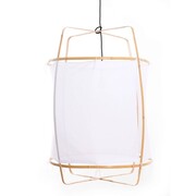 Ay Illuminate Hanglamp Z2 blond frame met wit katoen ø67x100cm
